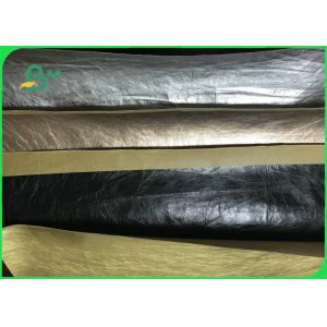 Water Resistance Reusable Colorful Washable Kraft Paper For Storage Bag