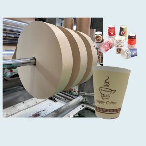 Kraft Paper Cup Bottom Roll For Disposable Paper Cups With Waterproof And