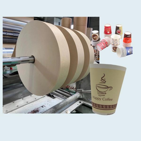 Kraft Paper Cup Bottom Roll For Disposable Paper Cups With Waterproof And