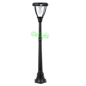 Cheap Infrared Induction Solar Light Pole for garden (DL-MSG15B) for sale