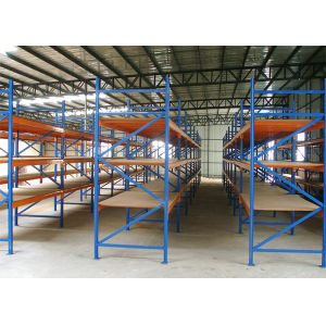 4 Shelf Steel Long Span Shelving Powder Coated Easy Assembly Adjustable Height