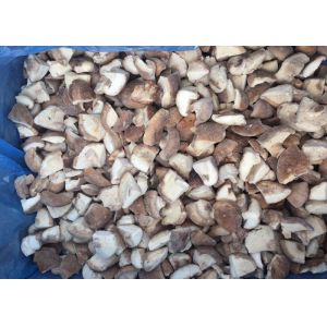 Typical Flavor IQF Mushrooms / Shiitake Mushrooms Quarter Cut ISO Approval