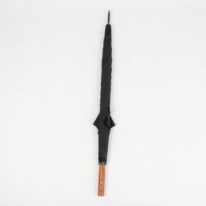 6 Panels Custom Printed Golf Umbrellas , Bamboo Handle Promotional Products