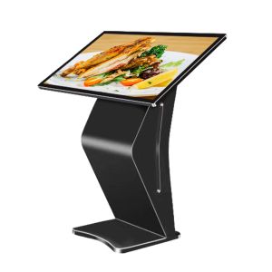 Big LCD Screen Self Service Free Standing Touch Screen Kiosk