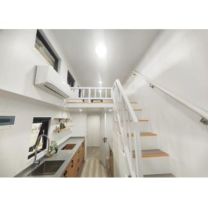 Prefabricated Modular Home Tiny Home On Wheels With Light Steel Frame Modular