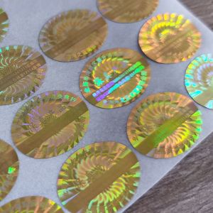 Security 3D Holographic Stickers Printer Laser Custom Logo Hologram Stickers