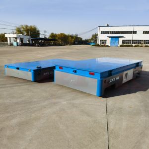 Buy cheap 150t Material Transfer Cart Polyurethane Coated Rubber Wheel from wholesalers