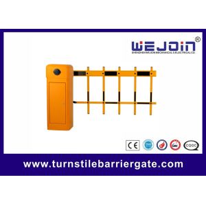 Road Safety Automatic Car Park Barriers , Toll Intelligent Boom Barrier Gate And
