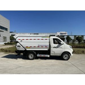 Pure Electric Self-Loading Garbage Truck 5031 Meeting Custom's Requirement for
