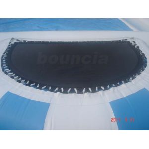 0.9mm PVC Tarpaulin Round Outdoor Inflatable Swimming Pool With Platform