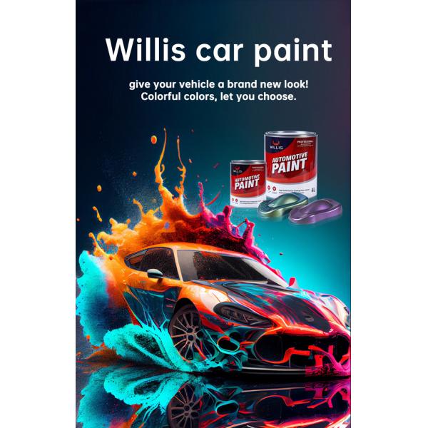 1K Based Appliance Touch Up Paint , Violet Red / Black / White Paint For Car Scratches