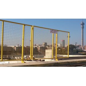 Steel Wire Mesh Fence Used For Edge Fall Protection Barrier