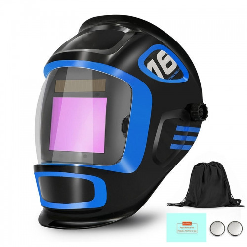 Quality Black Flexible Auto Darkening Welding Helmet Infrared Harbor Freight Use wholesale