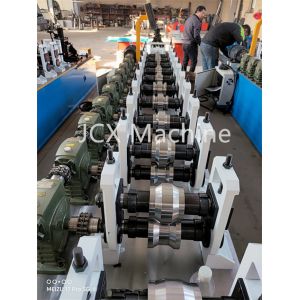 Galvanized Light Steel Keel Roll Forming Machine PLC Control System