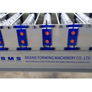 PLC Control 245Mpa 0.3mm Roof Panel Roll Forming Machine