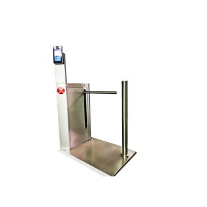 SS304 Face Recognition 450mm Arm Turnstile Barrier Gate