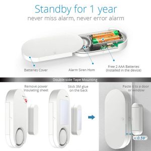 Smart Alarm System Home Security Wireless WIFI Remote Control Security Alarm