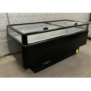 2090mm Supermarket Island Dual Temperature Freezer Chiller‌ With Glass Sliding