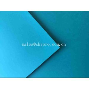 Cheap Smooth Rubber Sheet Roll with One Side PVC Surface Green Black Matt for sale