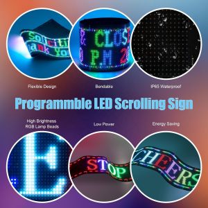 Smart App Control USB LED Sign Board for Exhibition Hall Mini LED Advertising