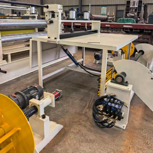 Quality Automatic Electric Coil Slitting Machine with 15KW Motor Power 380V/50Hz and 0-120m/min Cutting Speed wholesale