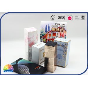 CMYK Customized Printed Folding Paper Box For Cosmetic Package