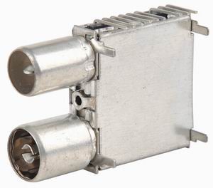 Cheap IEC male and female connector with shield case for sale