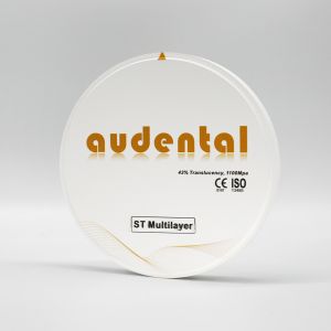 Cheap Super Translucency Round Disk Dental Lab ST/DST Multilayer zirconia block with CAD/CAM System for sale