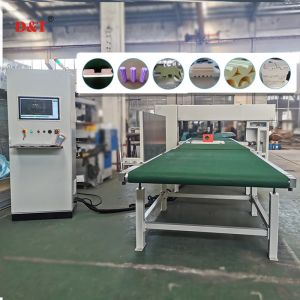 5 Wheel Fast Wire Precise PU Foam Cutting Machine For Rock Wool PIR EVA Vertical