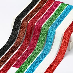 10mm-75mm Shinny Red Velvet Ribbon By The Yard Dyed Technics