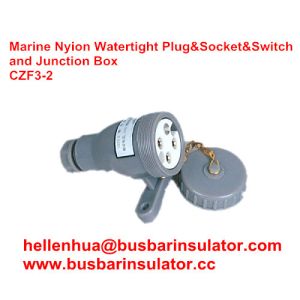 marine nylon watertight socket CZF3-2 marine socket and switch