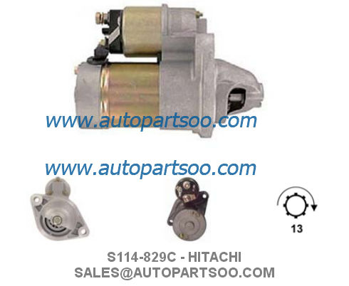 S13-204 129900-77010 - HITACHI Starter Motor 12V 2.3KW 9T MOTORES DE ARRANQUE