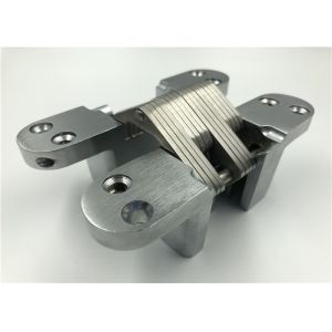 Zinc Alloy Mortise Mount Invisible Hinge Corrosion Resistance 40mm Thickness