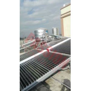 Horizontal Type Evacuated Tube Solar Thermal Collectors For Large Capacity Water