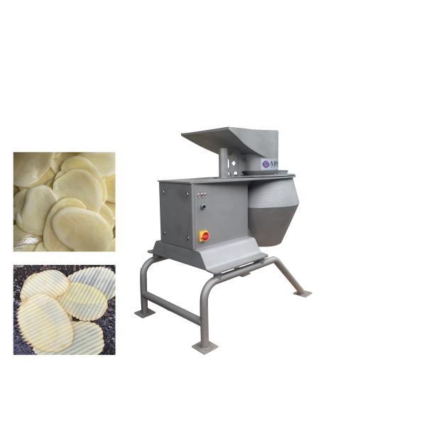Quality Multi - Function Carrot Cutting Machine 3T/ Hour Potato Chips Crinkle Cutter Wavy Slicer wholesale
