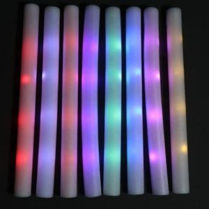 Ecofriendly Personal Neon Barrels Party Custom Logo LED Foam Sticks Glow Sticks