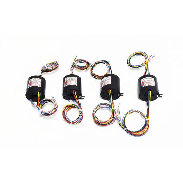 Quality Signal Transmitting Through Hole Slip Ring 4 * 10A / 8 * 2A For Sea Antenna wholesale