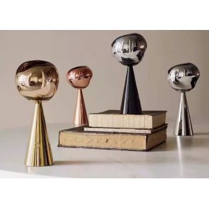 Nordic silver table lamp modern simple bedroom bedside ball light floor lamp