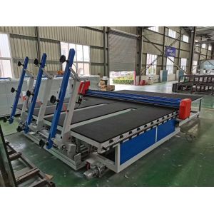 Flat Glass Processing CNC Automatic Cutting Machine Horizontal Glass Edging Type