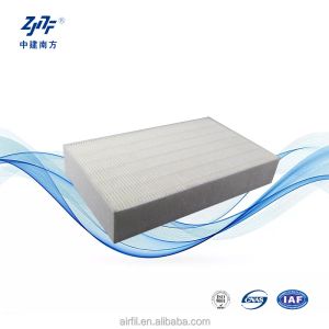 Mini Pleated HEPA H14 Filter Material Customized For Fume Extraction System