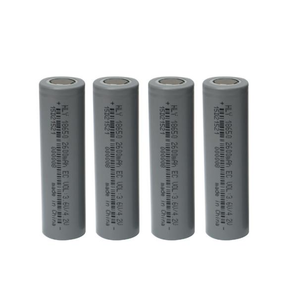 High Power 2600mah 3.6v Rechargeable Lithium Ion Battery Cell For Electric