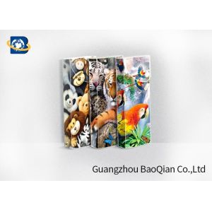 Customized PET 3D Lenticular Ruler Stationery , Lenticular Printing Service