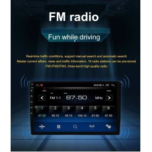 10.1 Inch Touch Screen 2 Din Car Radio with Android OS DSP Function and BT