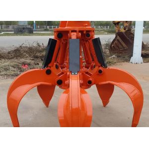 HT manufactures and sells 5-crawl orange peel grab and it suitable for 36-40 ton