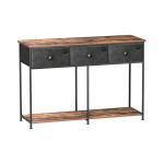 Console Table with Fabric Drawers, Particleboard Console Table, Functional Sofa