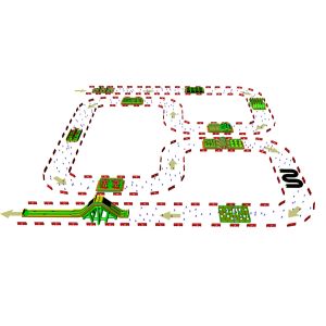 Cheap Big Scale Inflatable 5k Obstacle Run All In One Type For Both Kids and Adults for sale