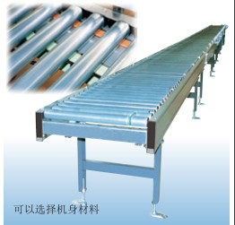 China Resin Steel Pipe 75mm Interval Accumulation Roller Conveyor on sale