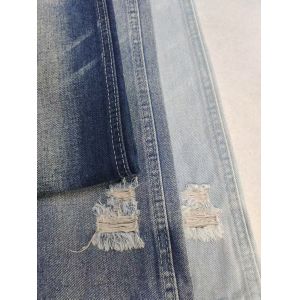 Cotton Polyester Rayon Denim Fabric With 180cm Full Width 9.6oz For Lady Jeans