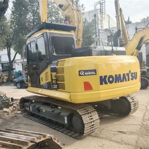 66 kW Second Hand Komatsu PC130-7 Excavator in Shanghai with 12600KG Operating