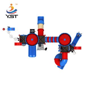 LLDPE Galvanized Pipe Outdoor Slide Playground Anti Static